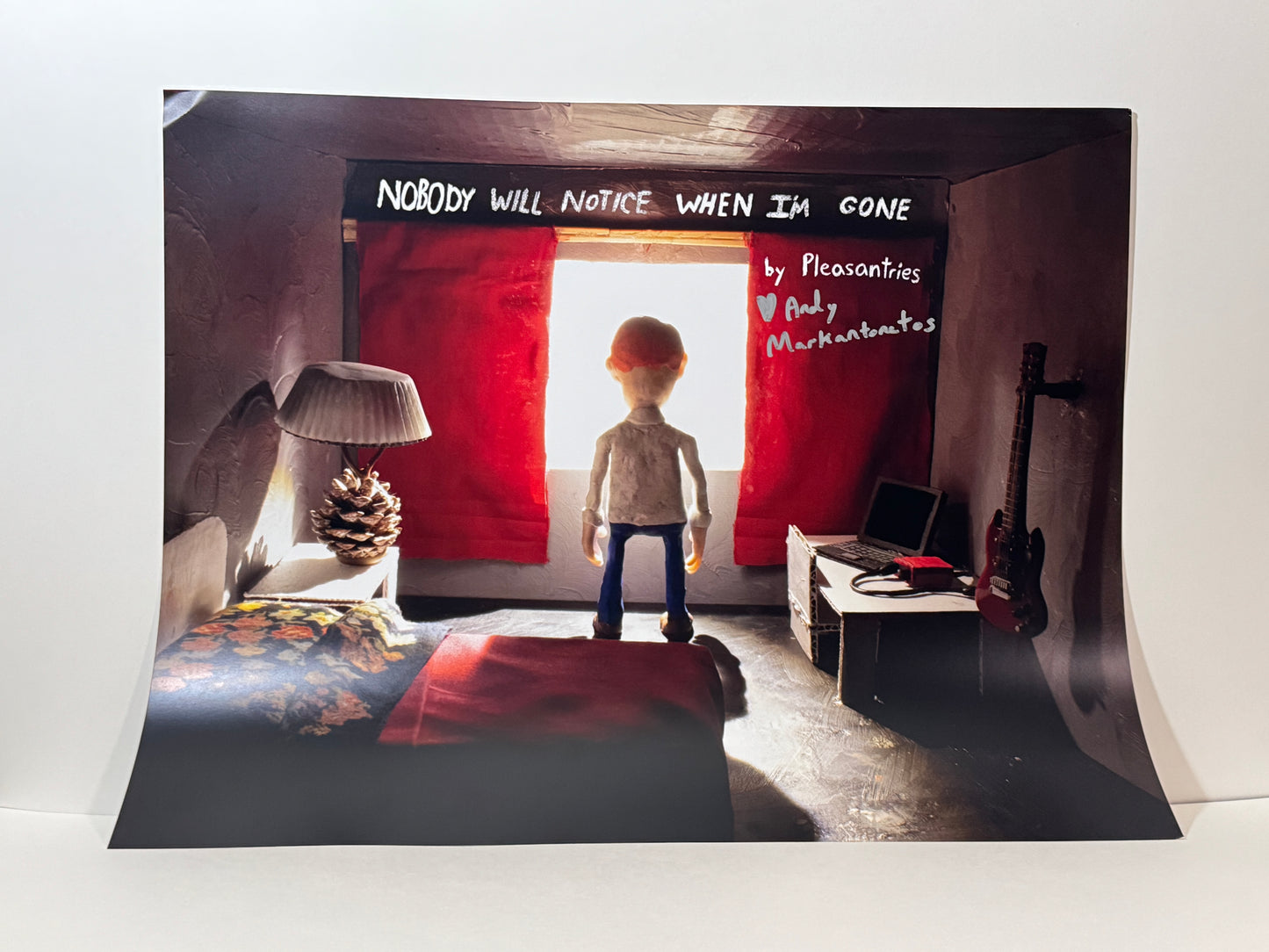 SIGNED POSTER "Nobody Will Notice When I'm Gone"